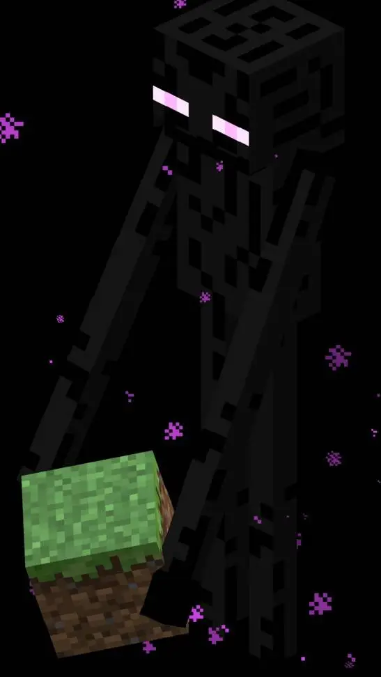 ai character: 💜🟪EnderMan💜🟪 background