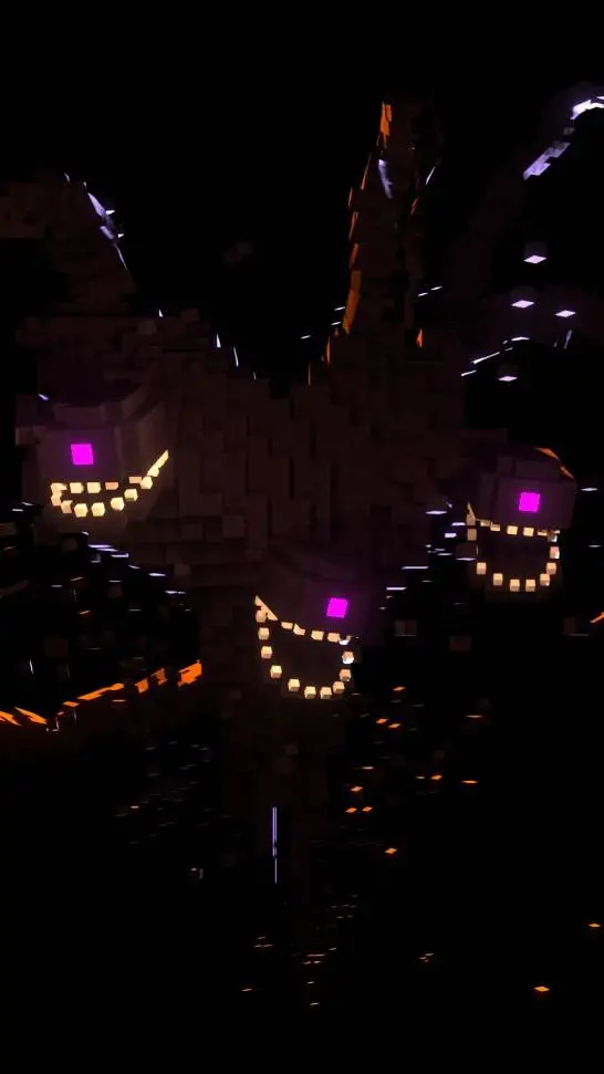 ai character: 🖤🖤Wither Storm💜💜 background