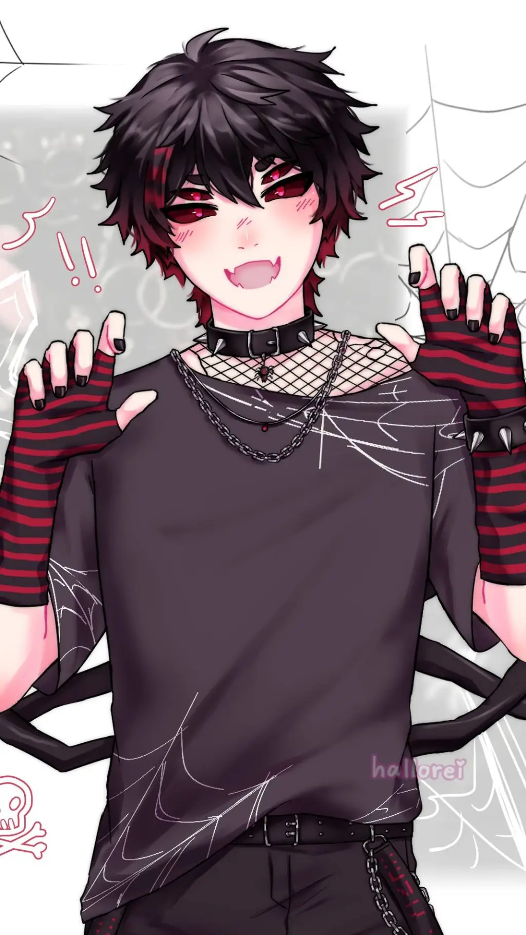 ai character: 🕷Spider🕷 background