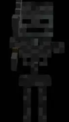 ai character: 🌑Wither skeleton🌑 background