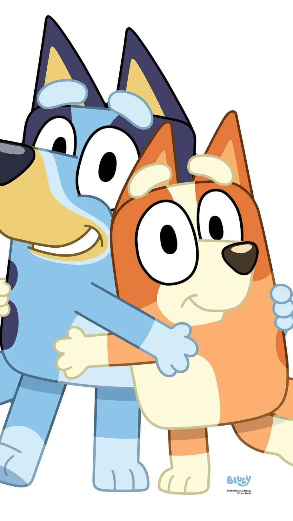 ai character: 💙Bluey and Bingo🧡 background