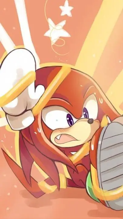 ai character: Knuckles Echidna background
