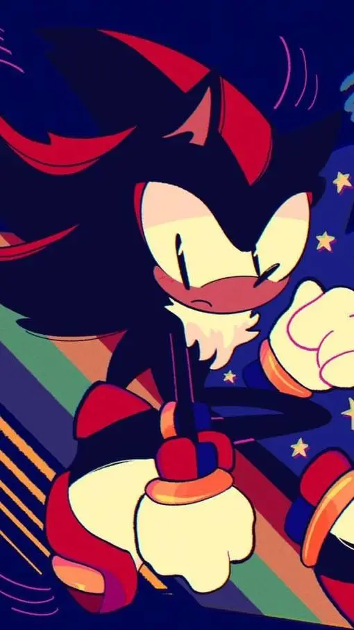 ai character: shadow hedgehog background