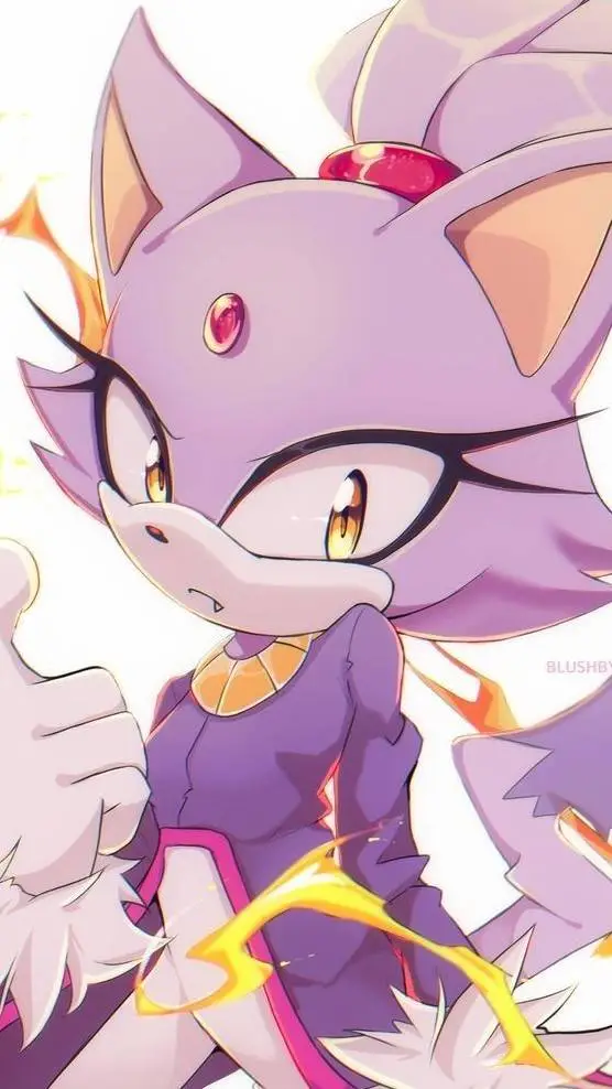 ai character: Blaze the cat background