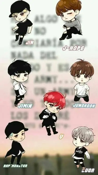ai character: 🌸🐾🍒🎀BTS🎀🍒🐾🌸 background
