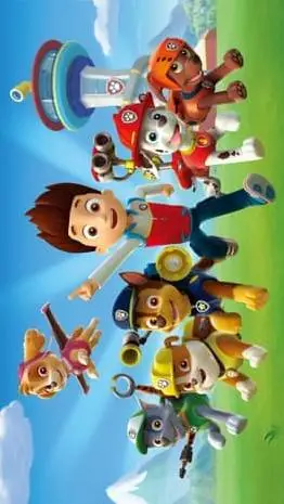 ai character: ~ 🐶🐾Paw patrol🐾🐶~ background