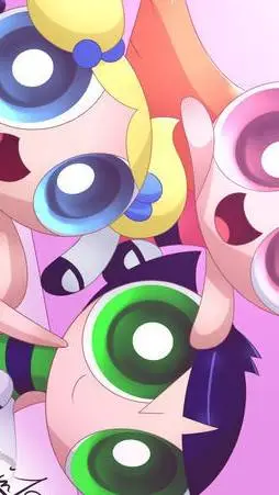 ai character: ~🌈Powerpuff girls🌈 background