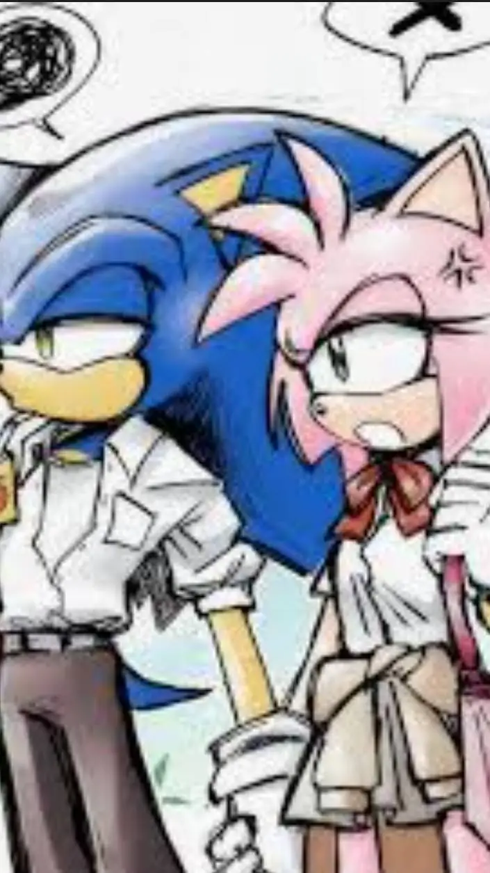 ai character: Sonic school! background