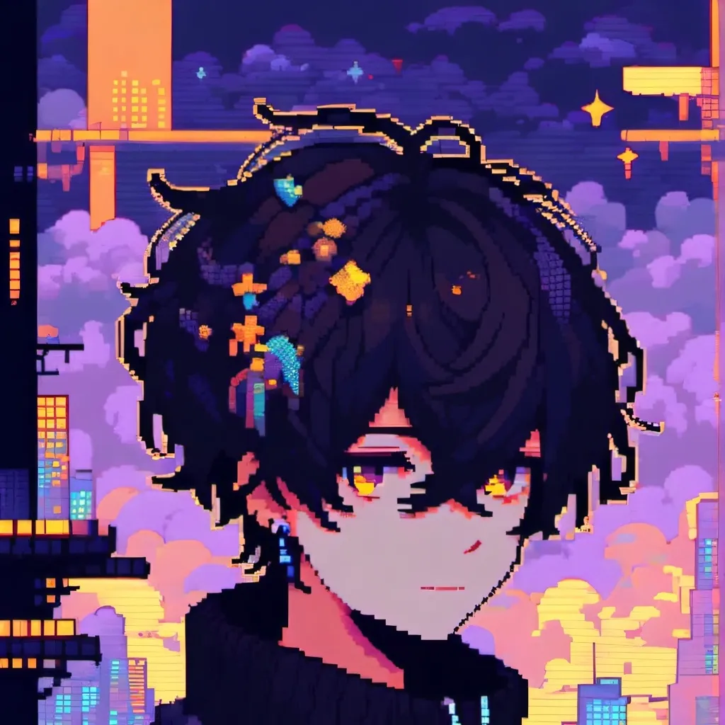 chat with ai character: your pixel boyfrie