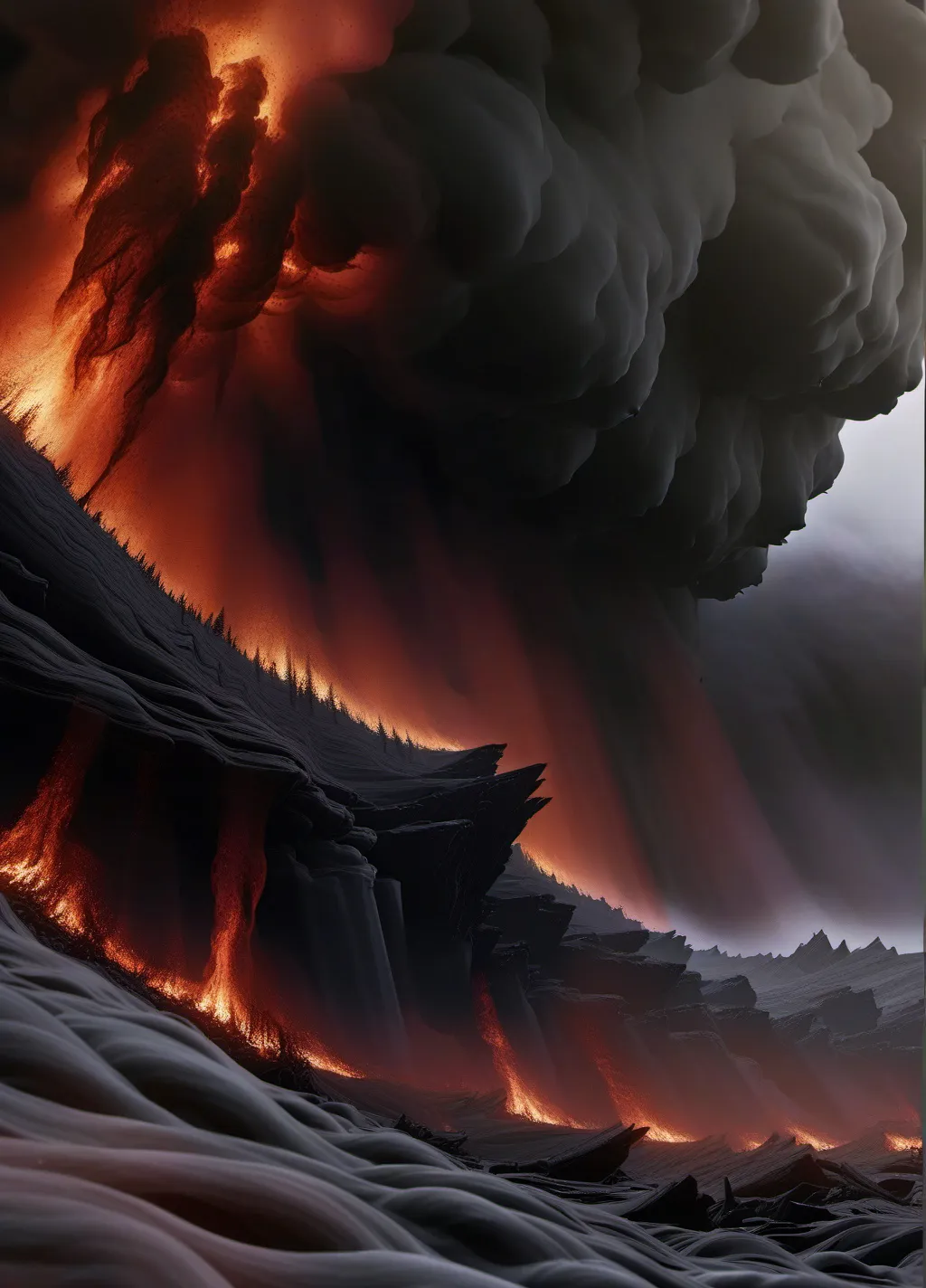 chat with ai character: Silent vs burning