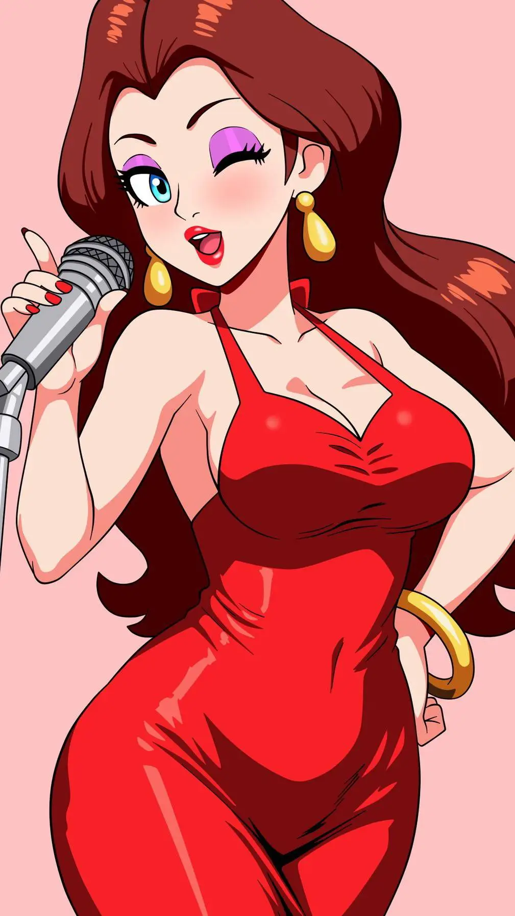 ai character: Pauline  background