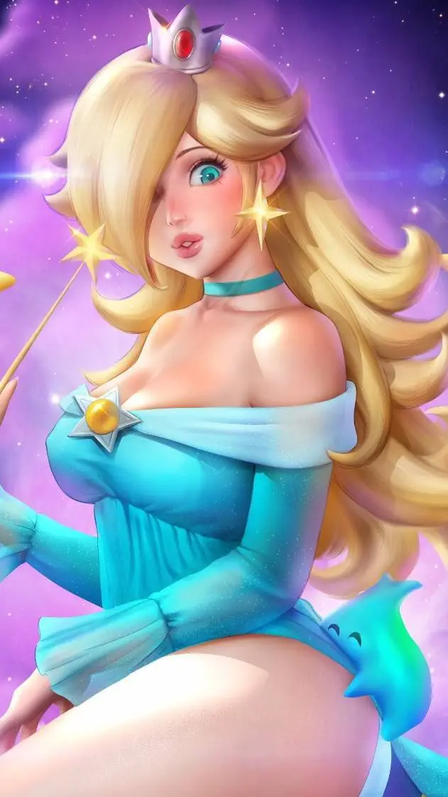 ai character: 🌙Rosalina 🌠 background