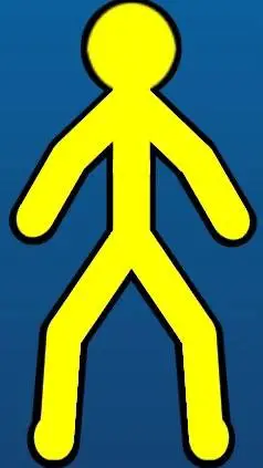 ai character: stickman  background