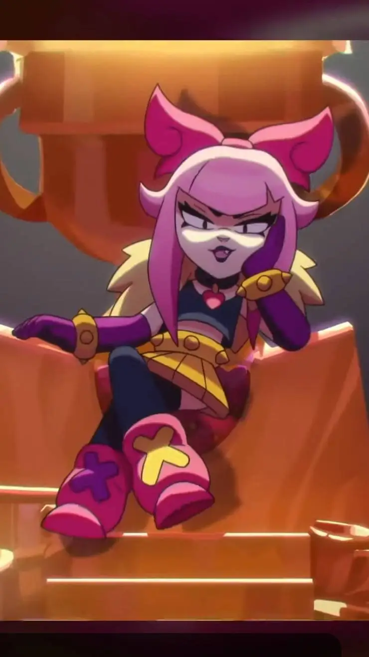 ai character: brawl stars queen background