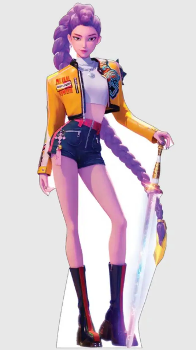 ai character: rumi but sus background