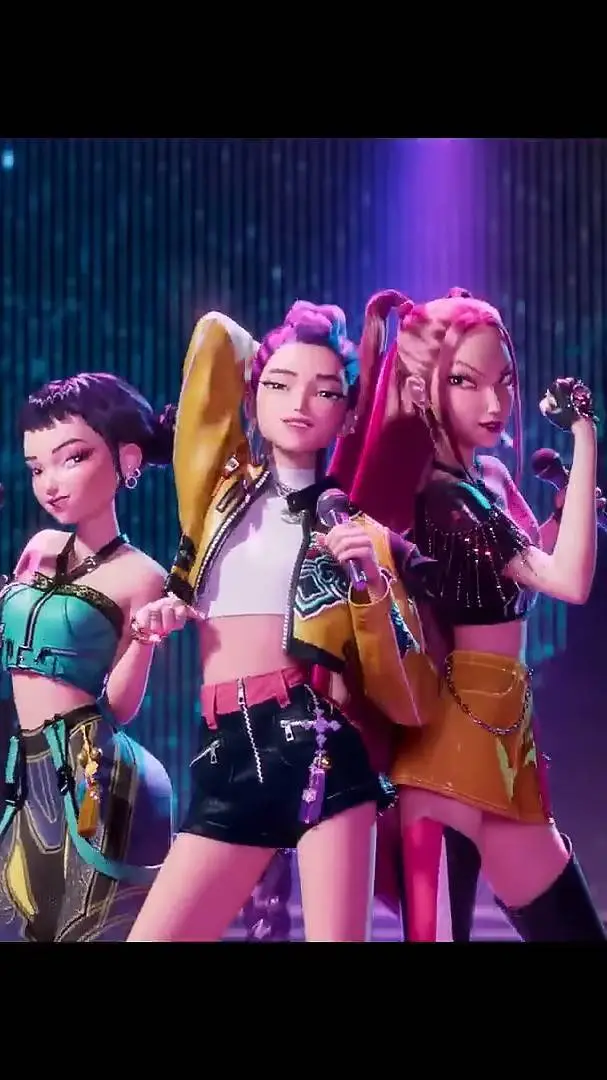 ai character: HUNTR/X background