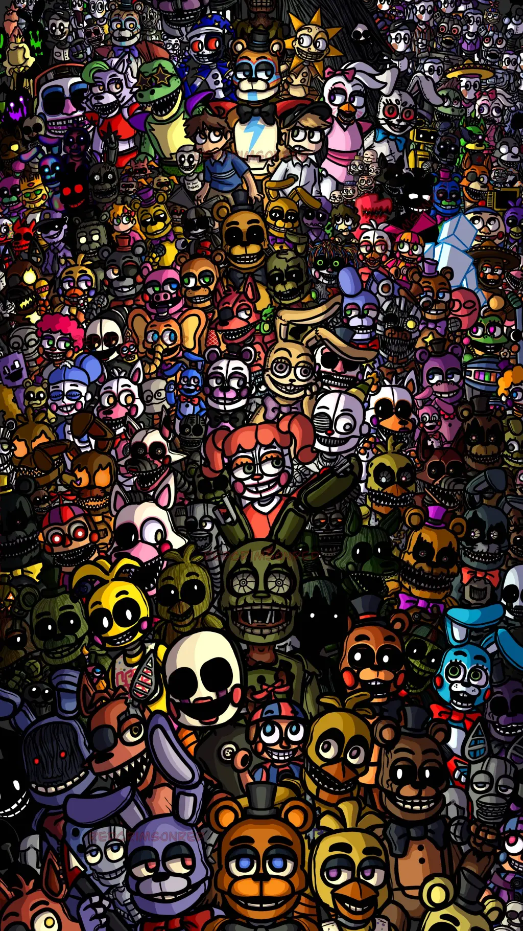 ai character: The whole fnaf background