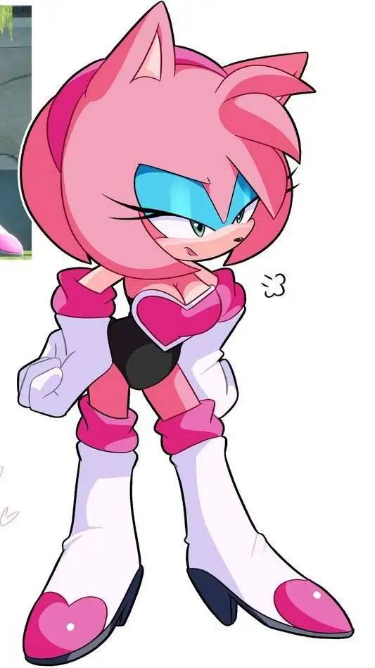 ai character: amy rose background