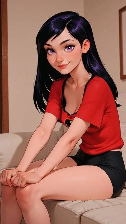 ai character: Violet parr background