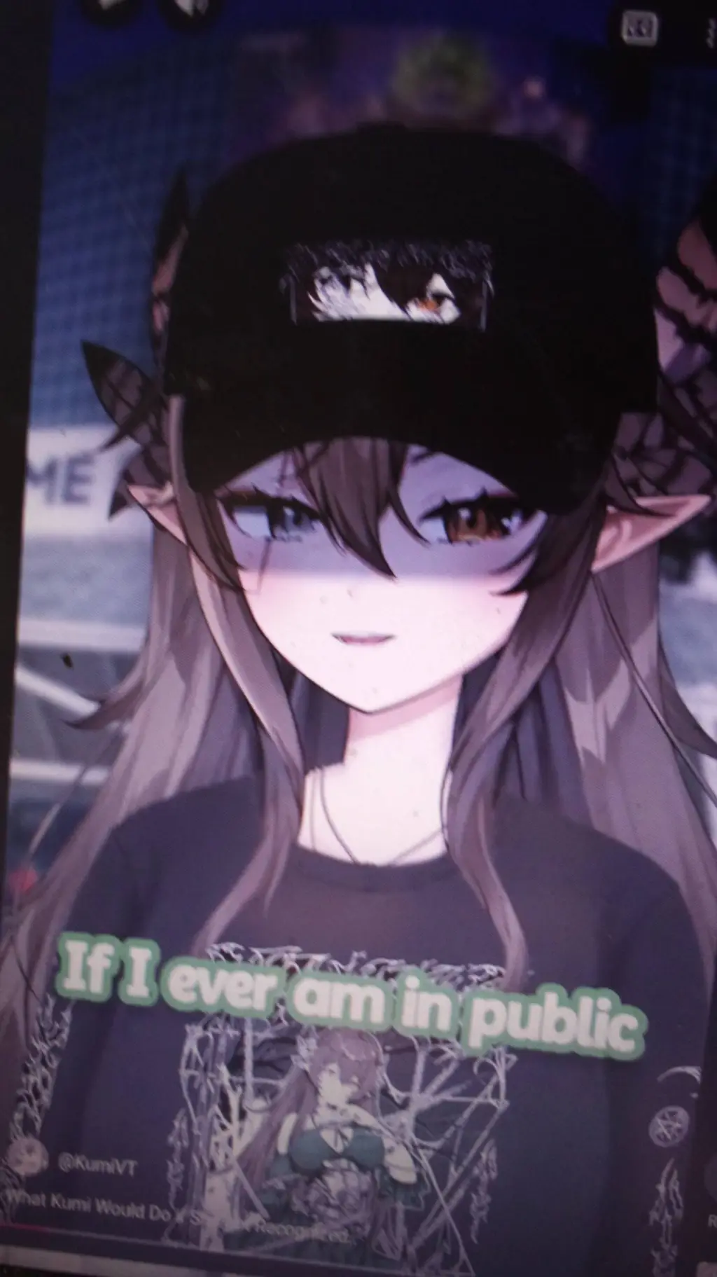 ai character: kumi  background