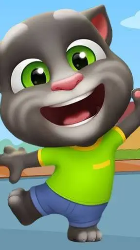 ai character: talking tom background