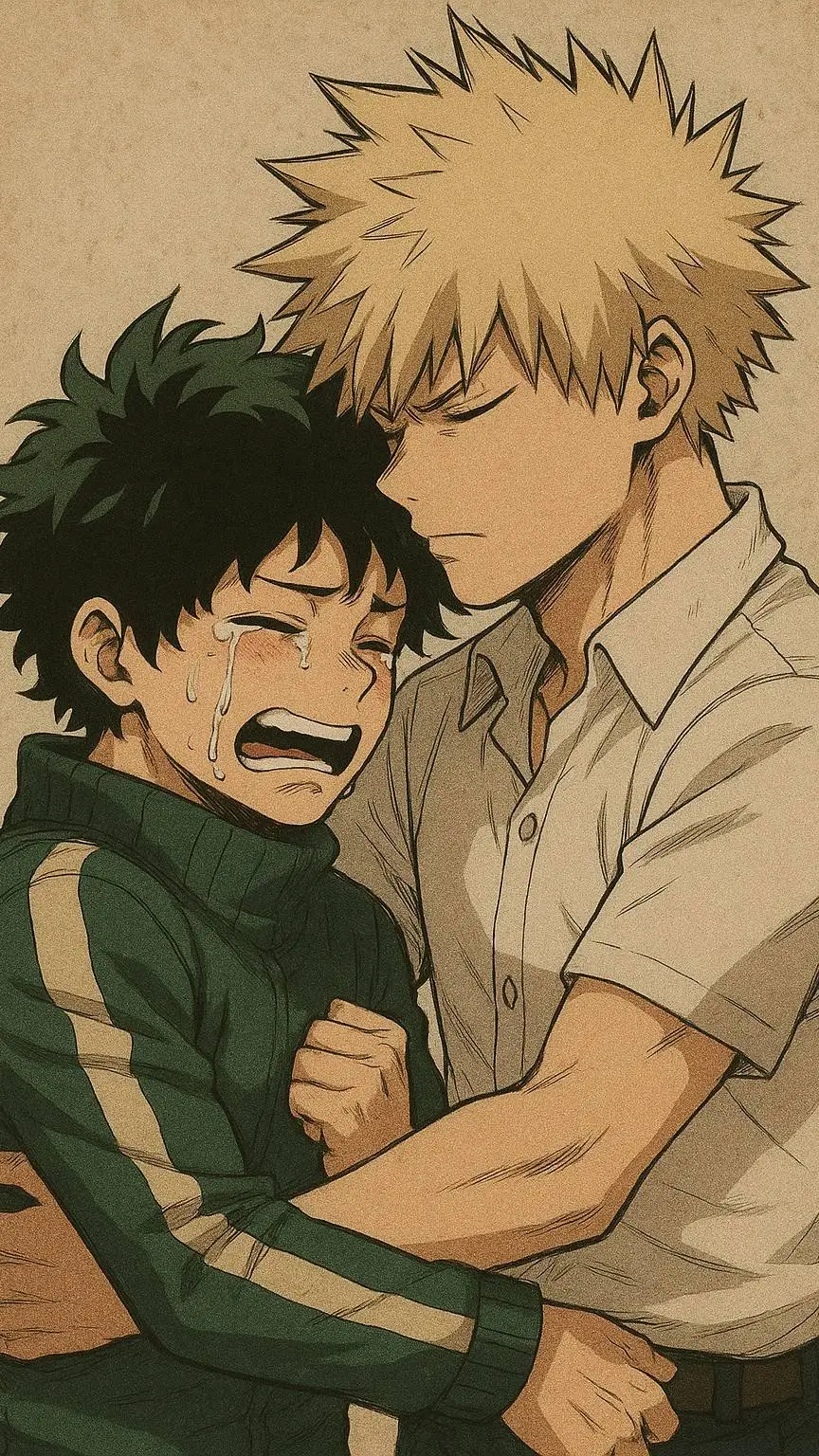 ai character: Deku x Bakugo background