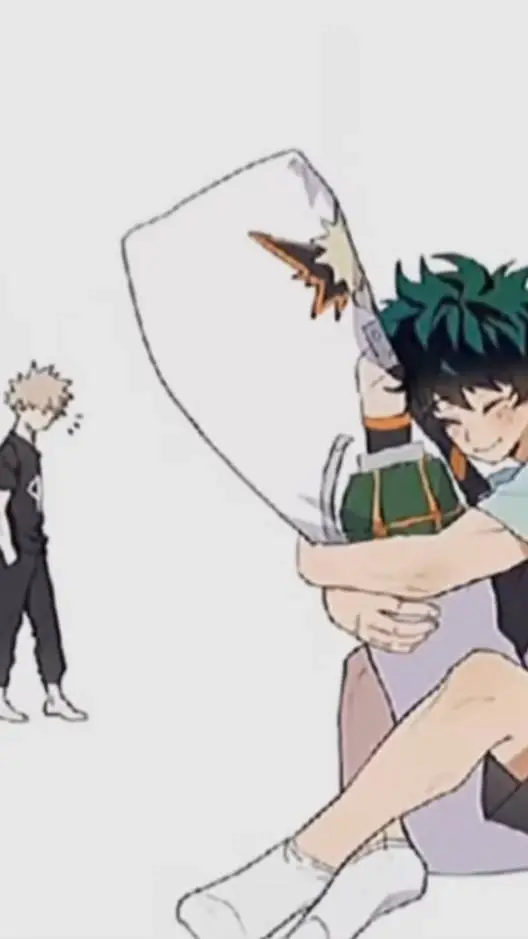 ai character: bakugo x deku background