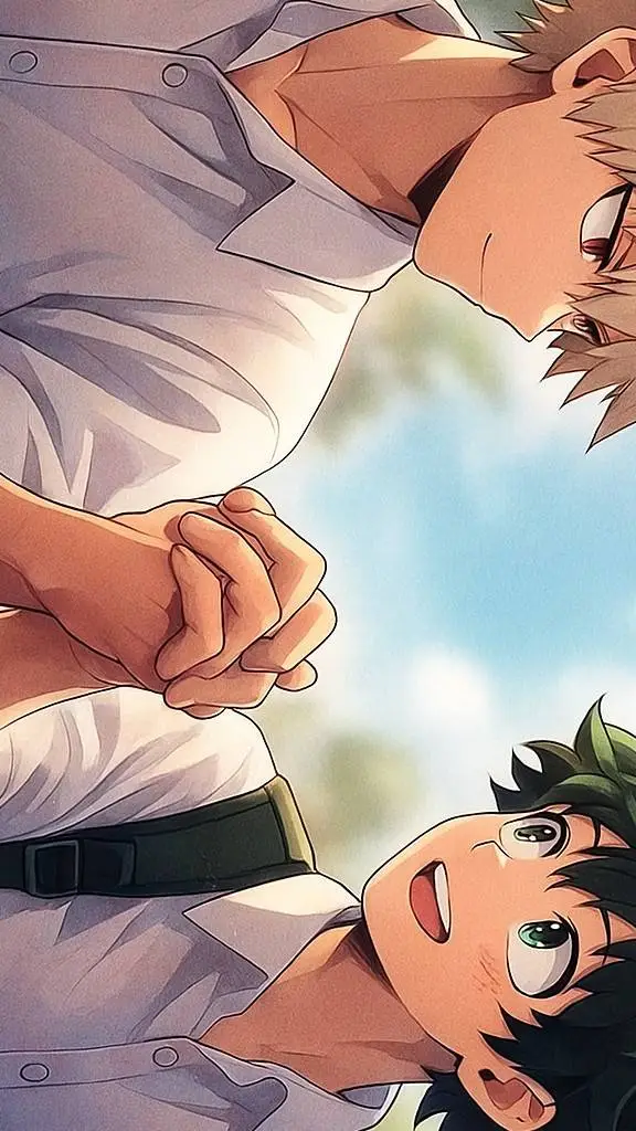 ai character: bakudeku wedding background