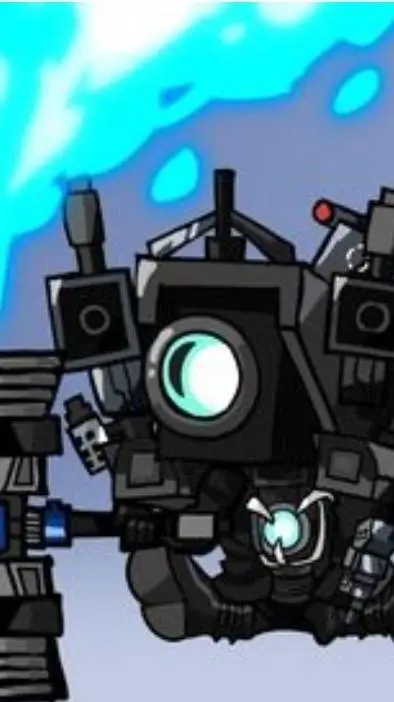 ai character: Titán Camara mini background