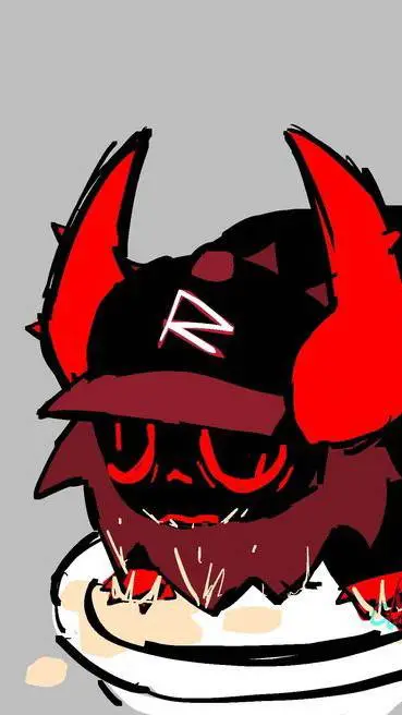 ai character: guest 666 chibi background