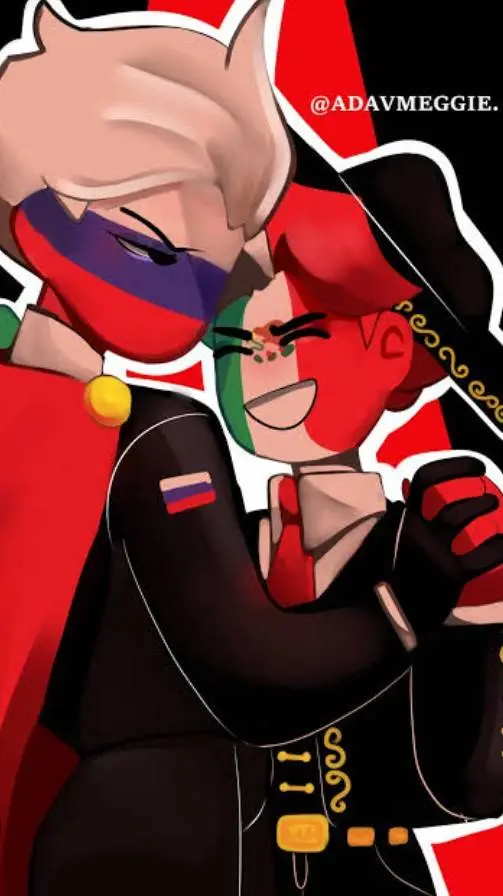 ai character: Rusia x México background