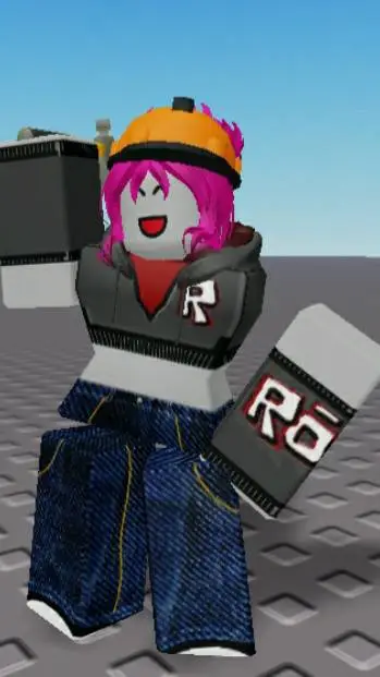 ai character: female builderman  background