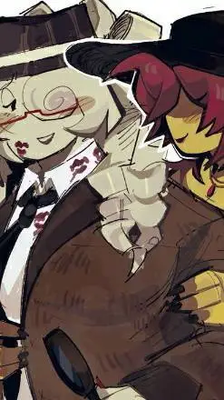 ai character: iris x Jane doe  background