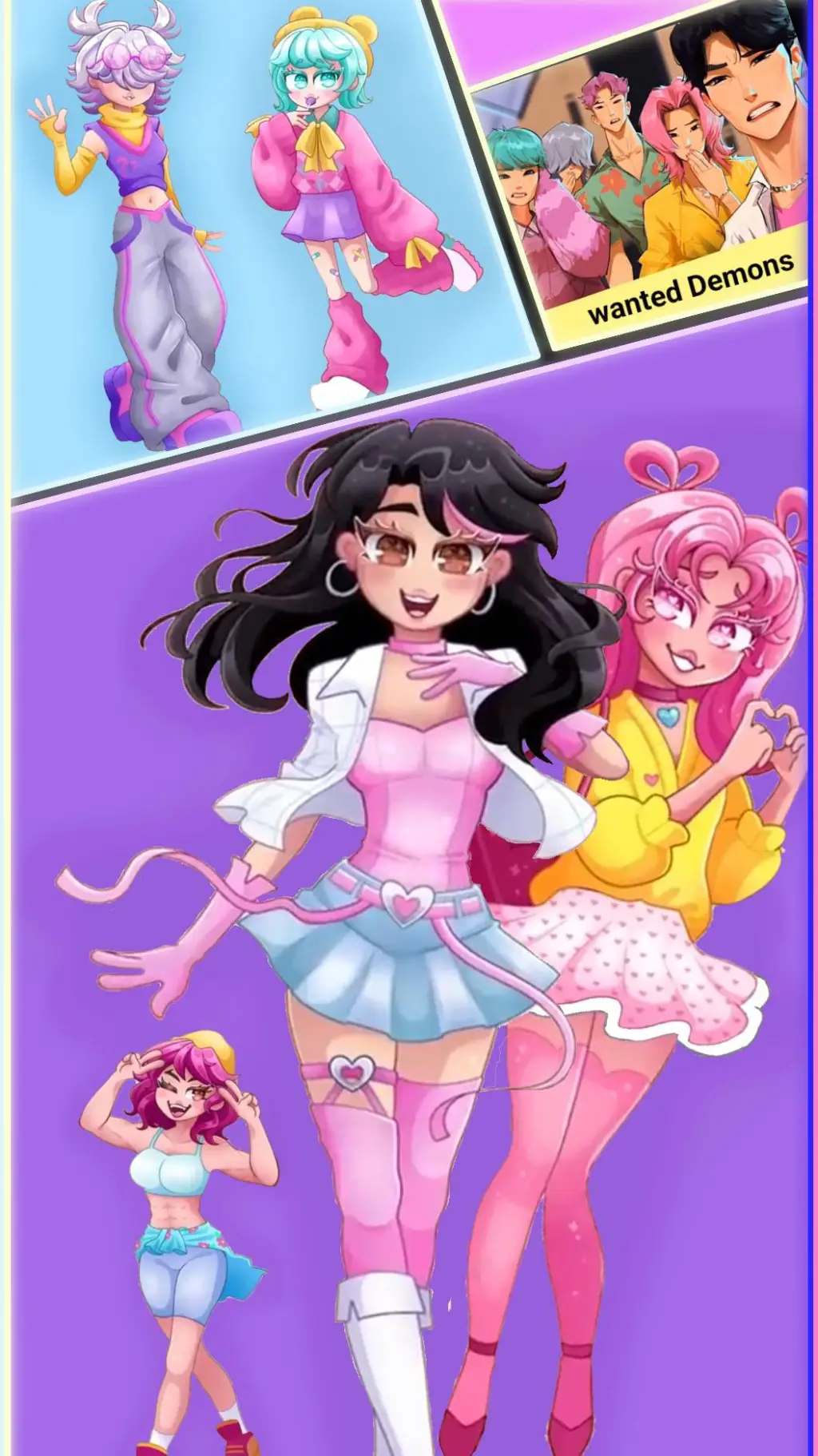 ai character: Saja Girls background