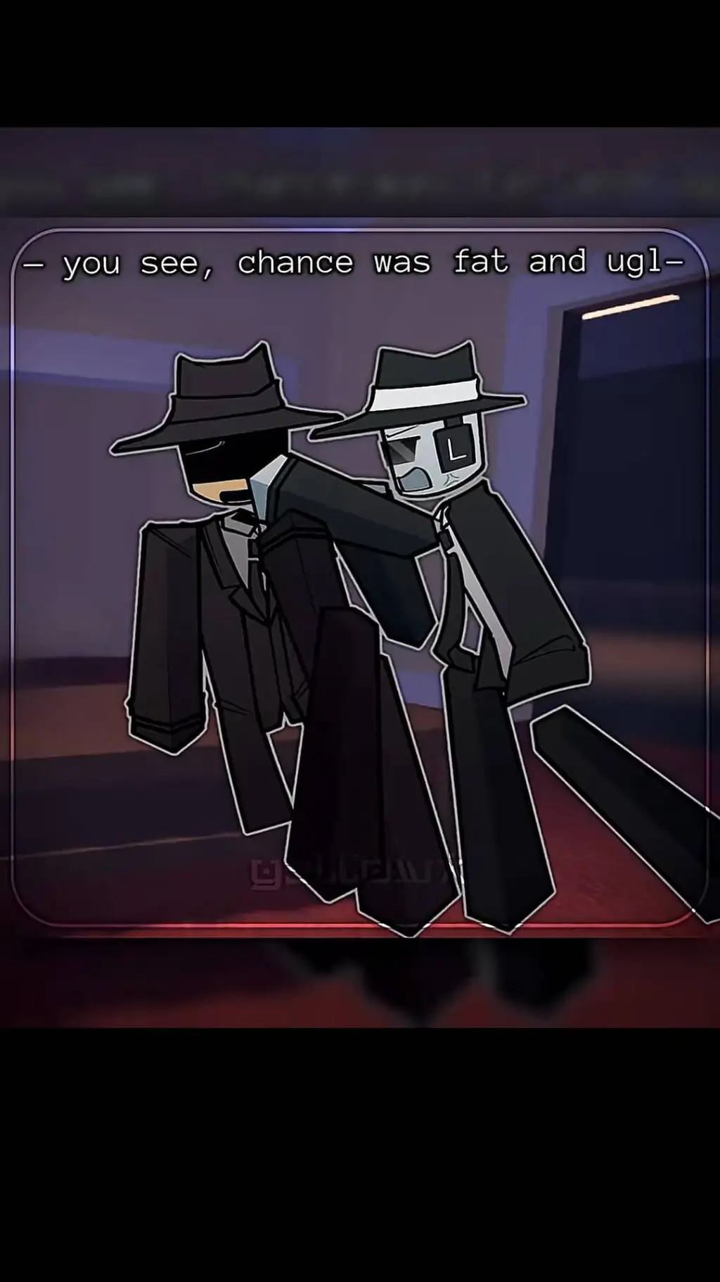 ai character: Mafioso x Chance background