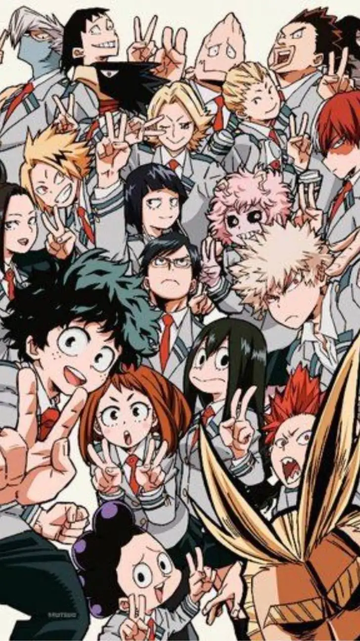 ai character: MHA Reunion background