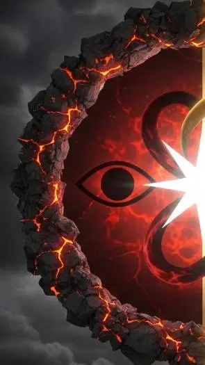 ai character: la luz oscura background