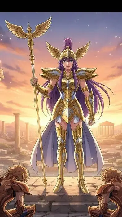 ai character: atena background