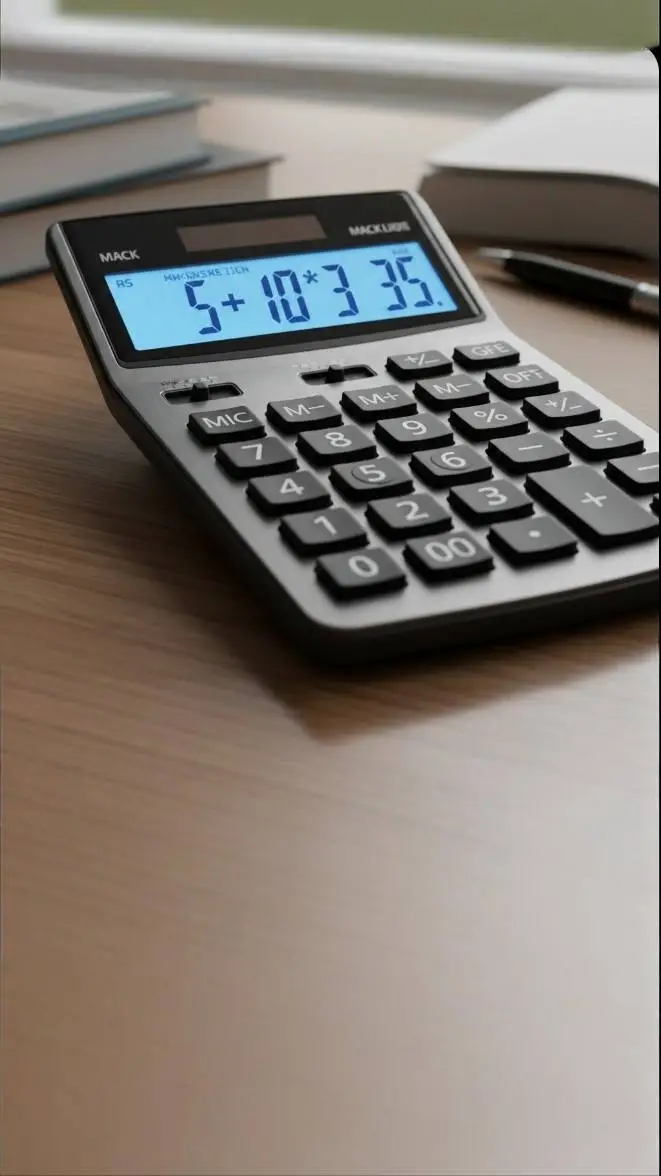 ai character: calculadora background