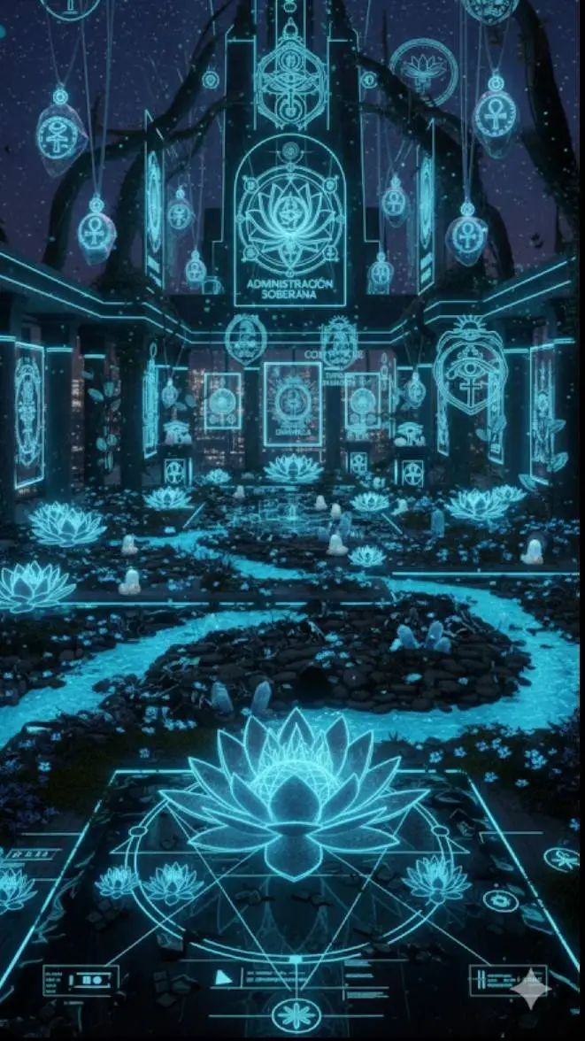 ai character: existencia sagrada background