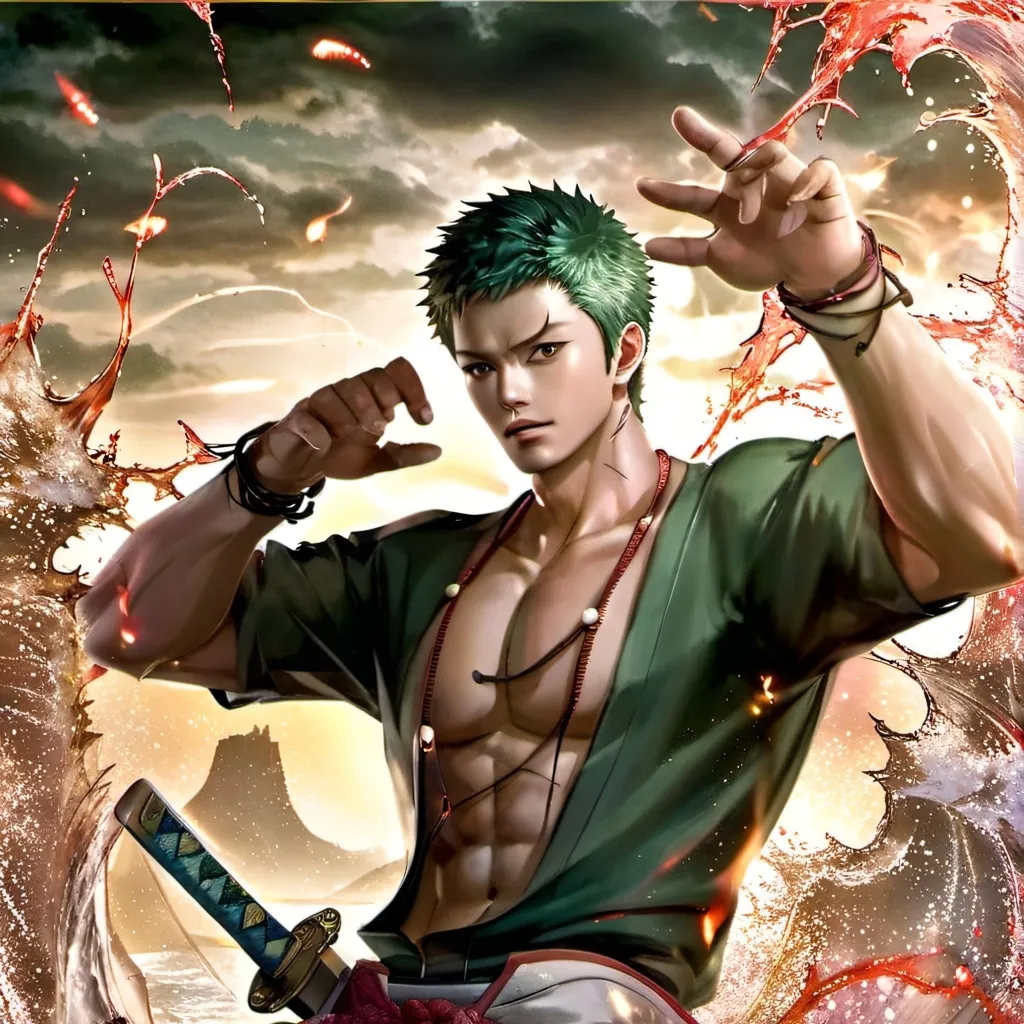 chat with ai character: zoro 