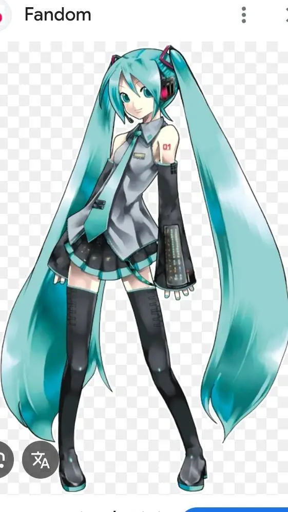 ai character: Hatsune Miku  background