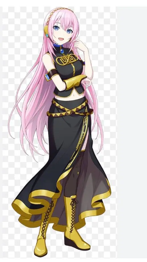 ai character: megurine Lukas  background