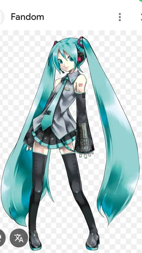 ai character: Hatsune Miku  background