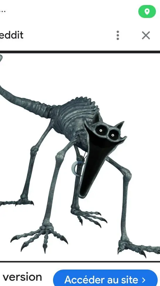 ai character: nightmare catnap  background