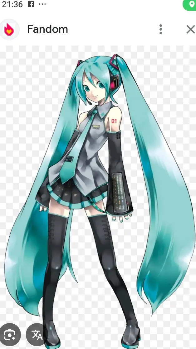 ai character: Hatsune Miku  background