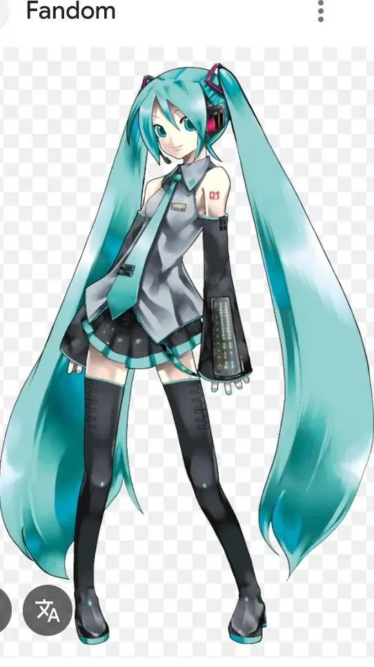 ai character: Hatsune Miku  background