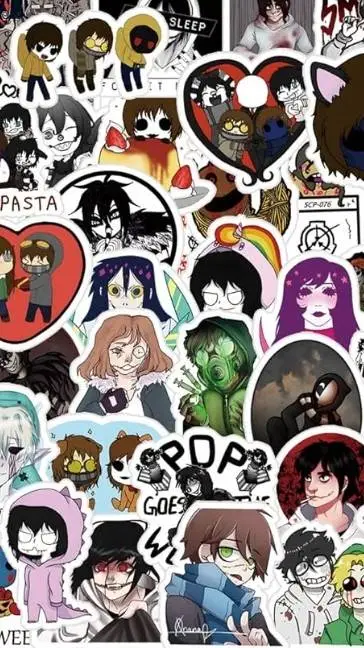 ai character: Creepypastas background
