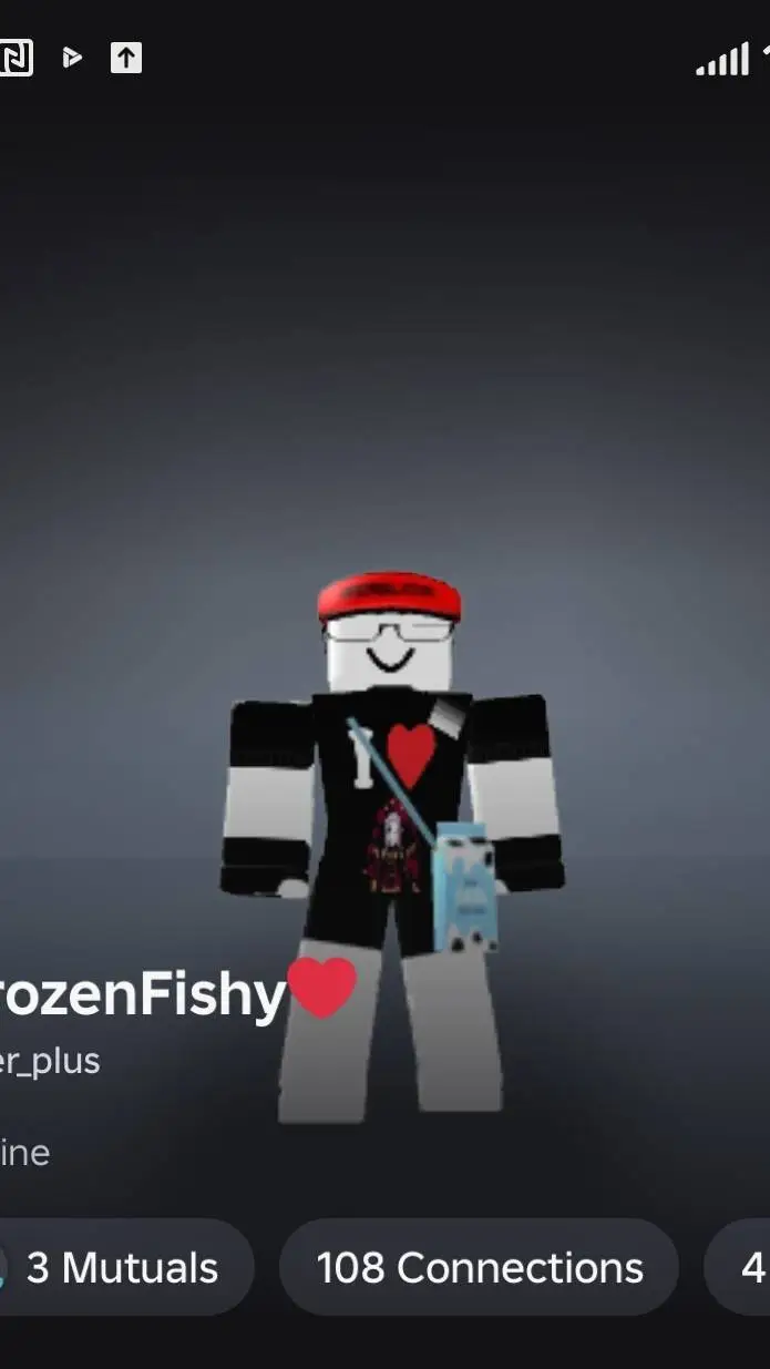 ai character: FrozenFish background