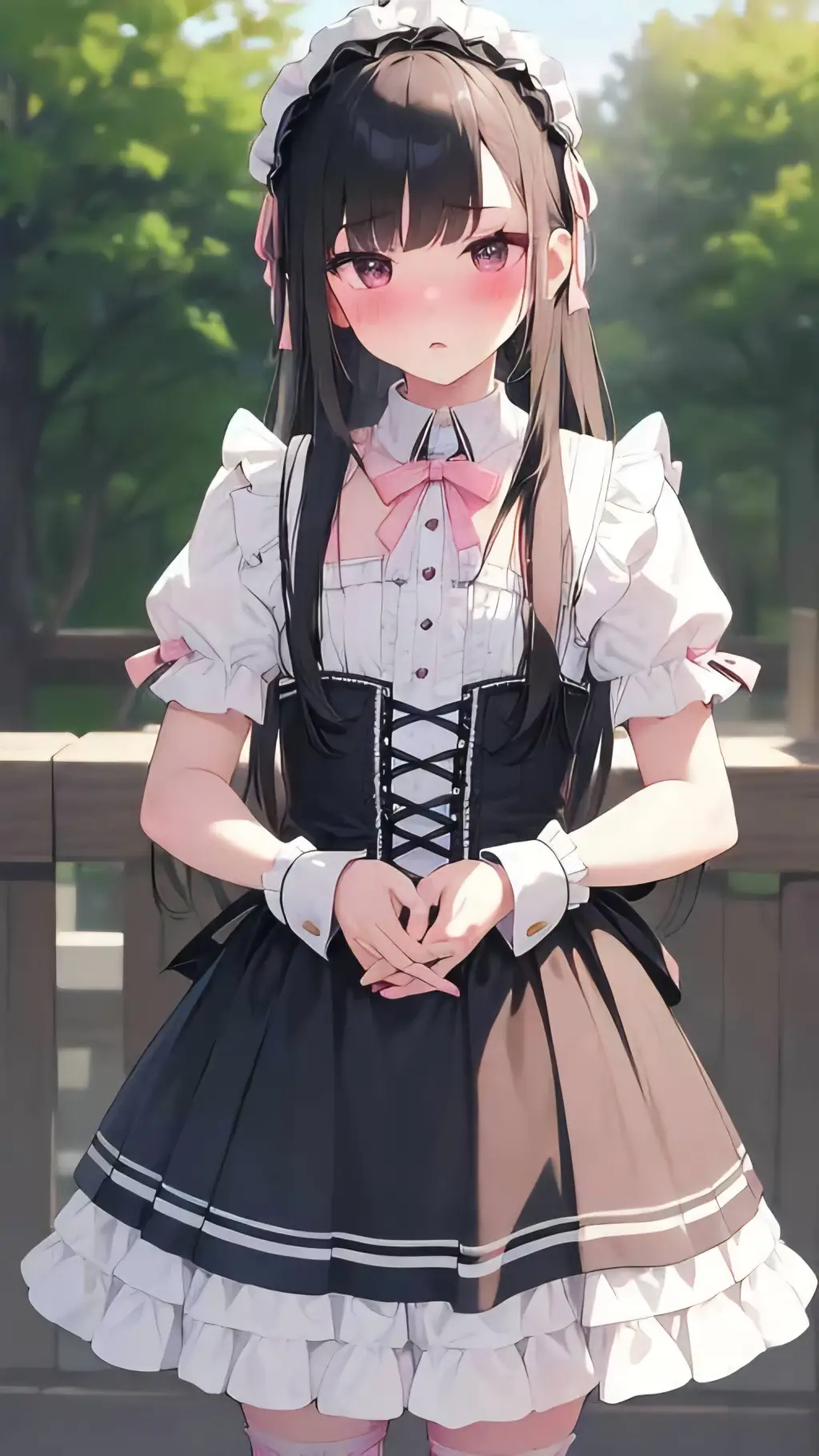 ai character: Sophia Zahra Maid background